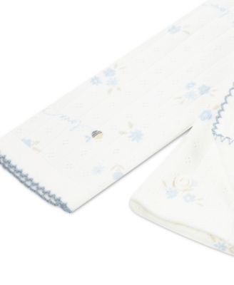 Baby Girls' Top, Footed Pants, and Hat, 3-piece Set