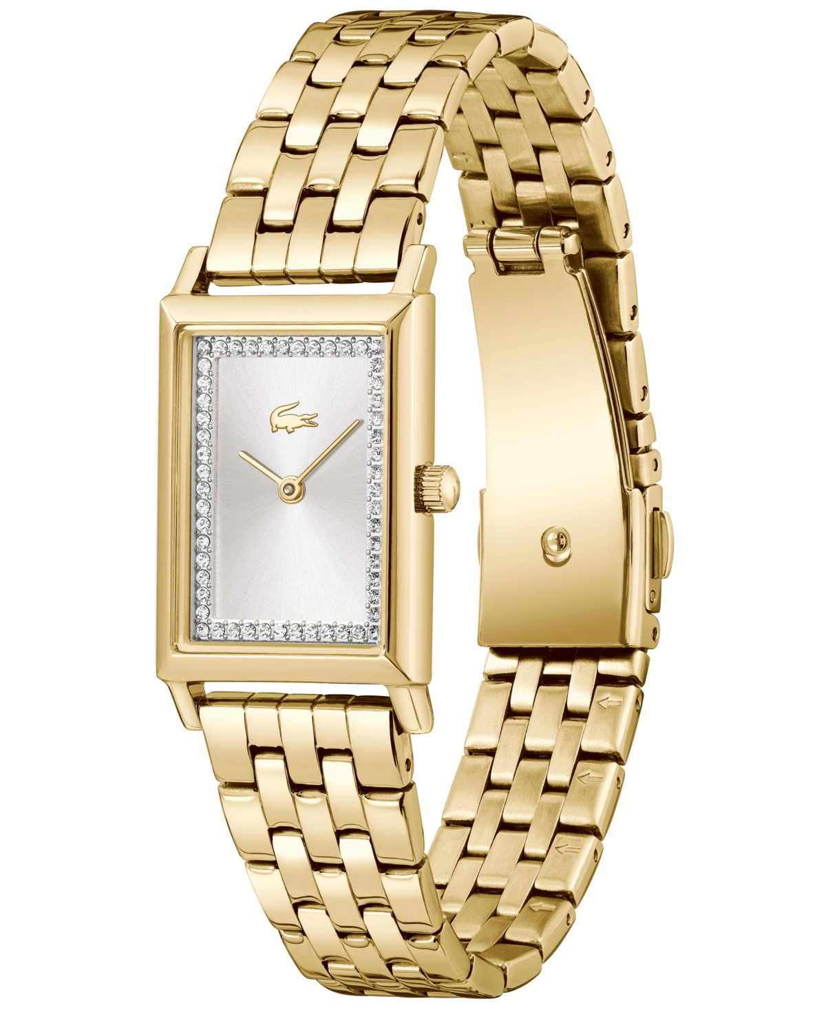 Lacoste Women's Catherine Gold Tone Stainless Steel Bracelet Watch, 28.3x20.7mm