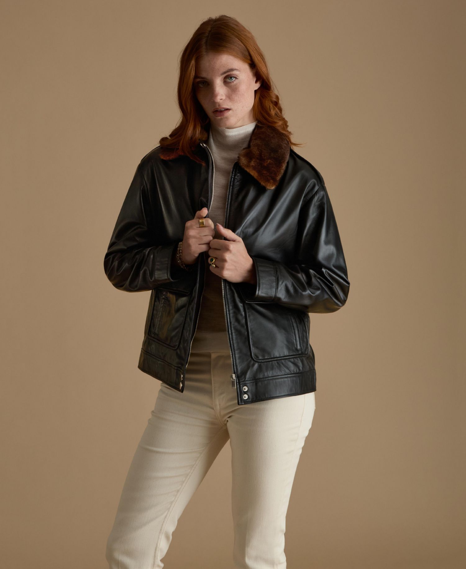 Women's Alma Leather Jacket