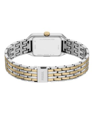 Women's Raquel Three-Hand Two-Tone Stainless Steel Watch, 18mm