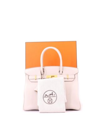 Birkin 30 Handbag Light Togo with Gold Hardware