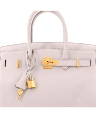 Birkin 30 Handbag Light Togo with Gold Hardware