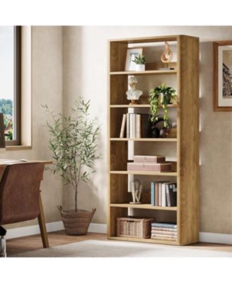 70.9" Tall Bookcase, 6-Tier Open Bookshelves and Bookcases with Storage Shelves, Floor Standing Library Bookshelf