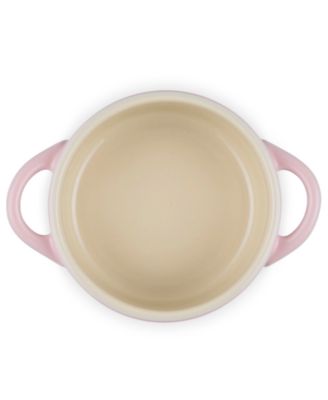 Figural Heart Collection Stoneware 8 oz. Mini Round Cocotte