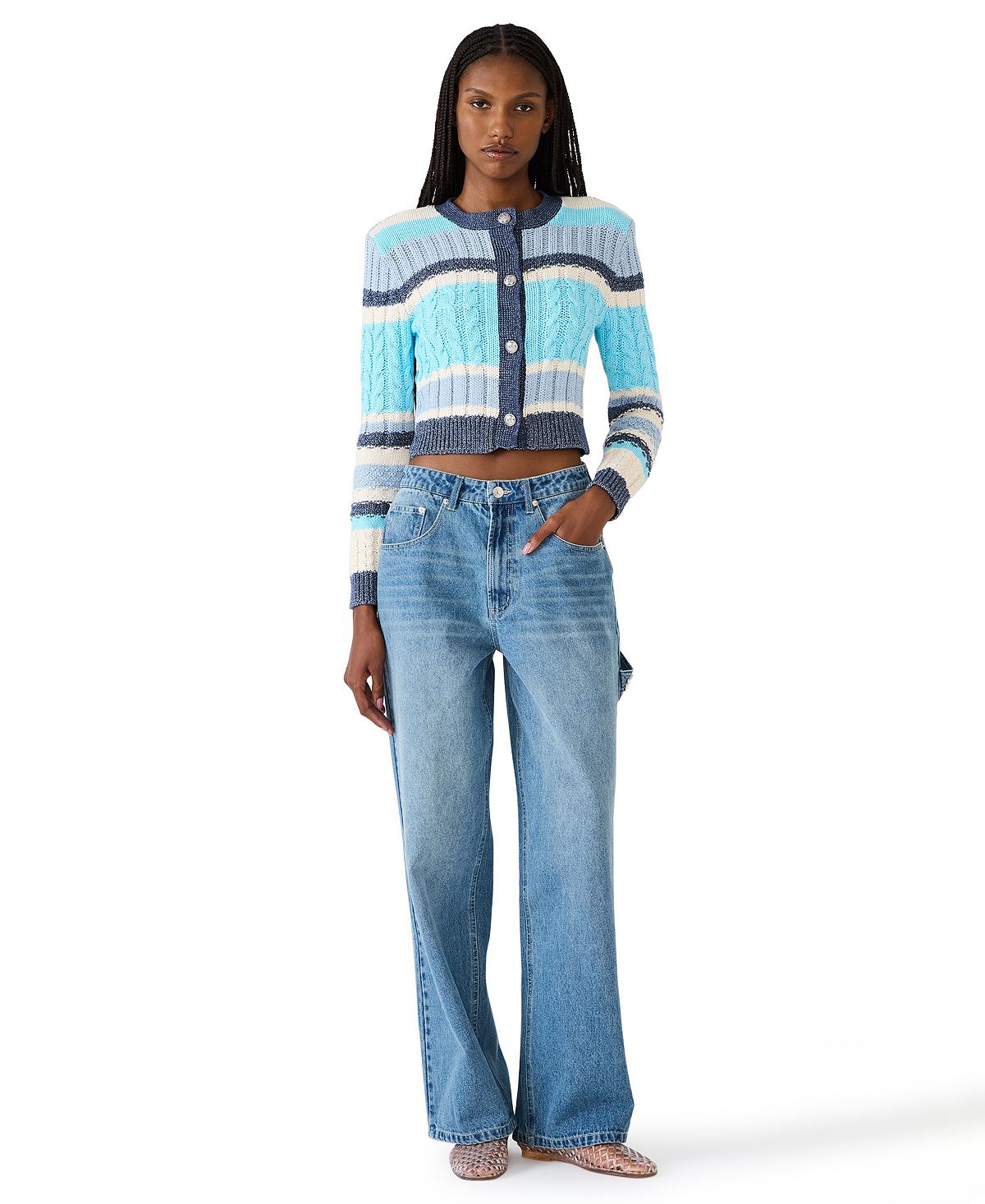 Steve Madden Women's Sydnee Barrel Jeans view 1 — MAYCSS fashion products