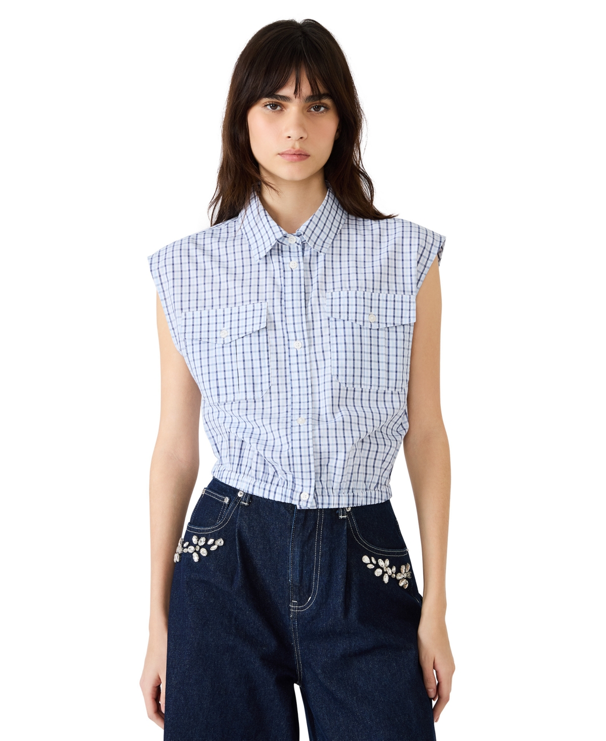 Steve Madden Women's Sleeveless Scout Shirt