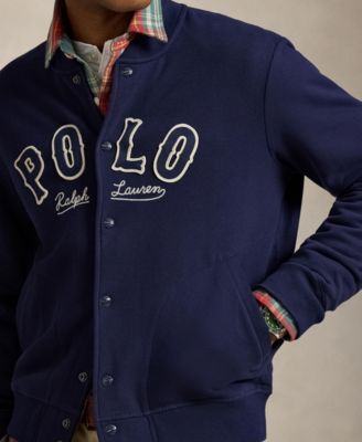 Men's Western Logo Baseball Jacket