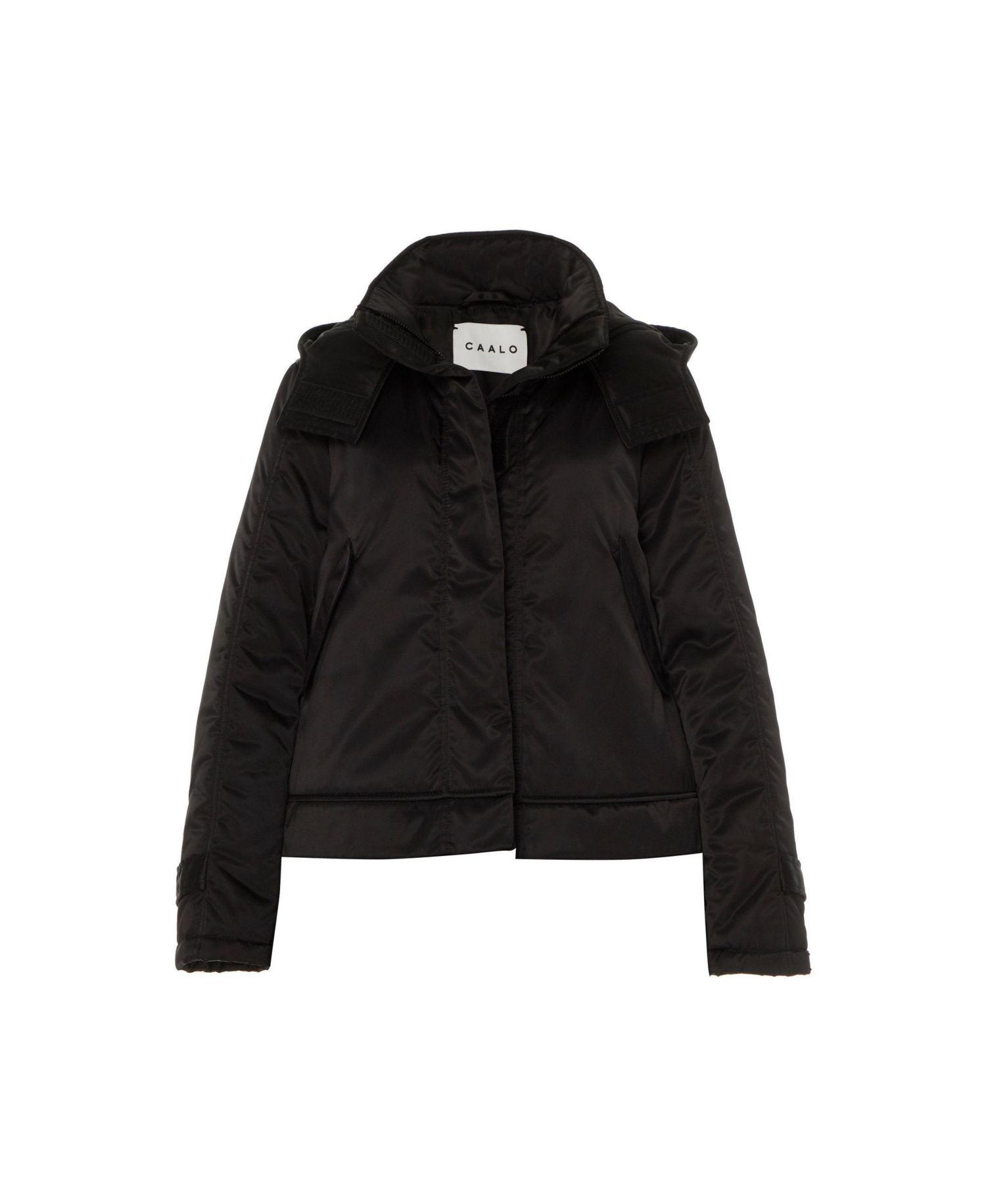 Women's Convertiable satin down coat