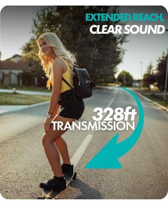 WMX-2 Wireless Lavalier Microphone System with Charging Case for Cameras