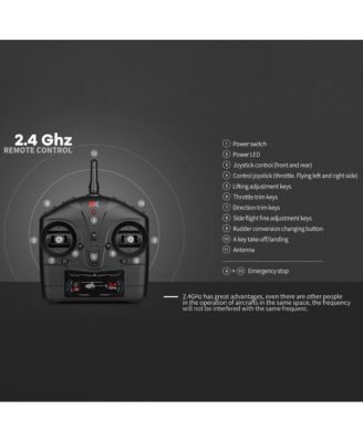 2.4G 4-Channel RC Helicopter with Auto-Hover & 6-Axis Gyro, Beginner Friendly Design