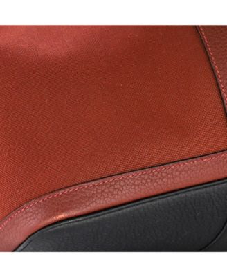 Pre-Owned HERMES 49 Garden Party Voyage Tote Toile and Leather