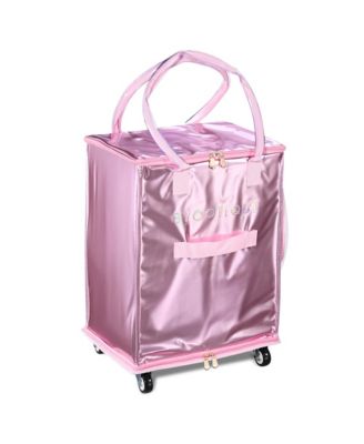 16" Rolling Tote Bag Grocery Bag on Wheels Shopping Trolley BubbleRush