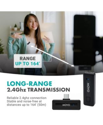 Wireless Mini USB-C Duo Wireless Microphone for iPhone 15 and up