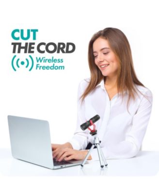 VXR10 Shotgun Mic with WM-VXR10 Wireless Microphone Adapter and Tripod - for Lightning Compatible iPhones, iPads