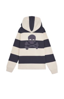 Kids Stripes skull hoodie