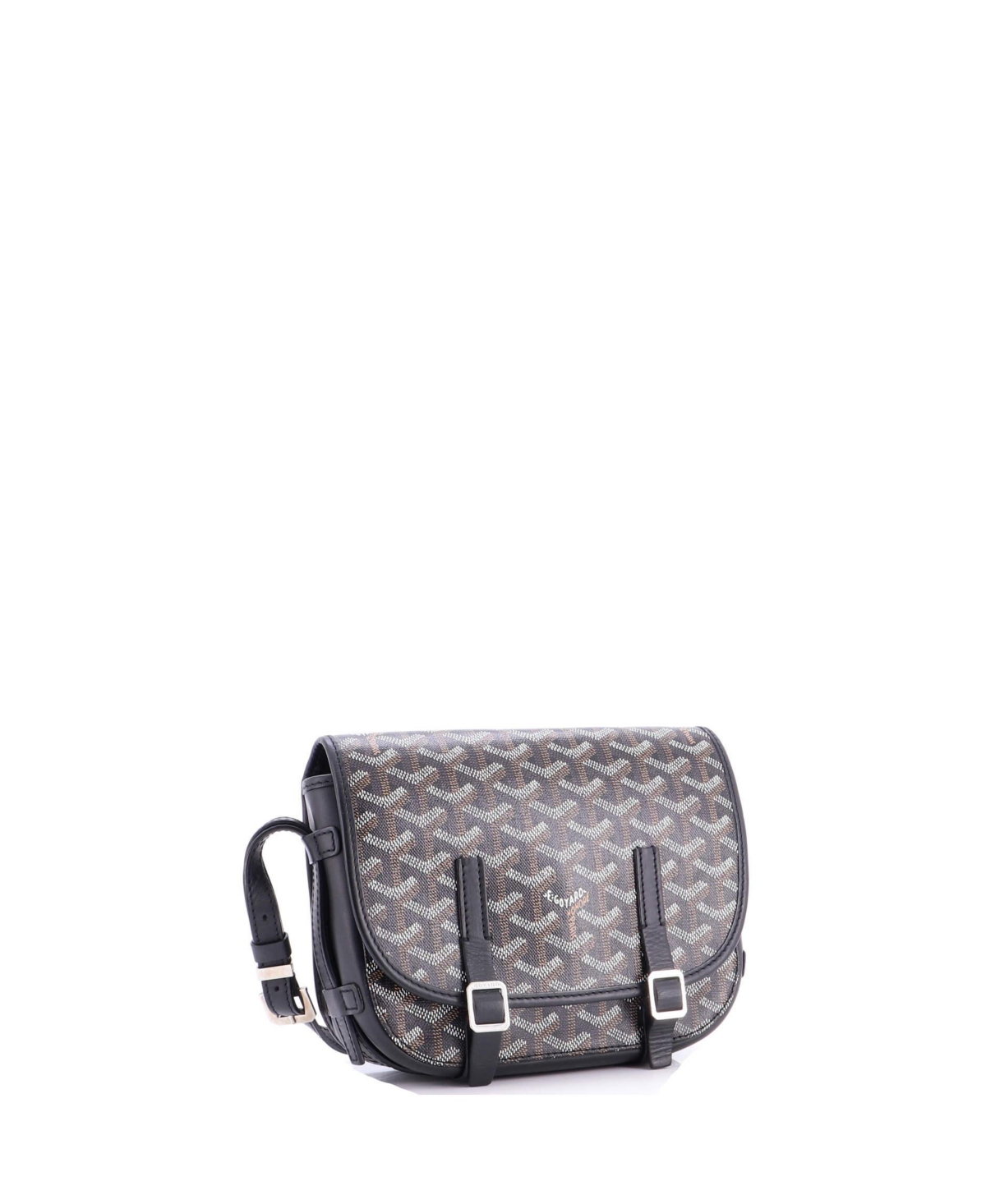 Pre-Owned Goyard Pm Belvedere Messenger Bag Coated Canvas