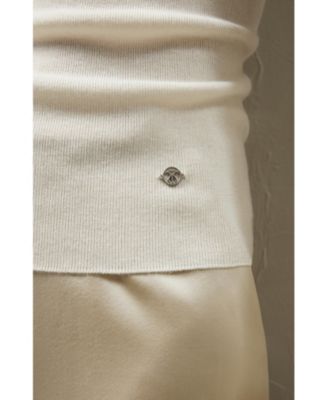 Women's Seamless Silk-Cashmere Blend Turtleneck Sweater