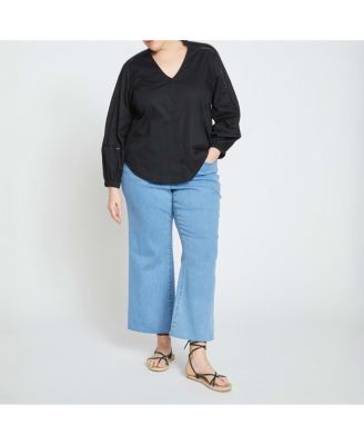 Plus Size Saint-Honore Poplin Blouse