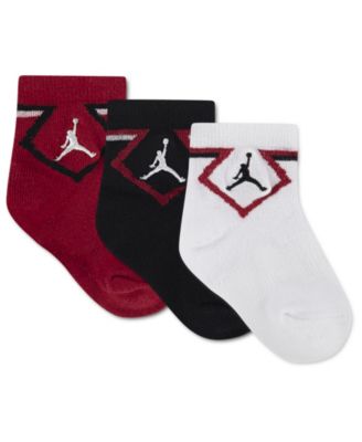 Baby Boys' Diamond Ankle Socks, 3-Pack Set