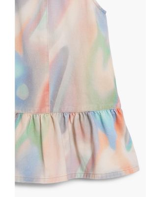 Girl's Tie-dye denim dress