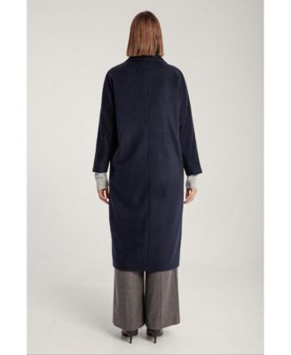 Women's Cashmere Double Breasted Long Coat