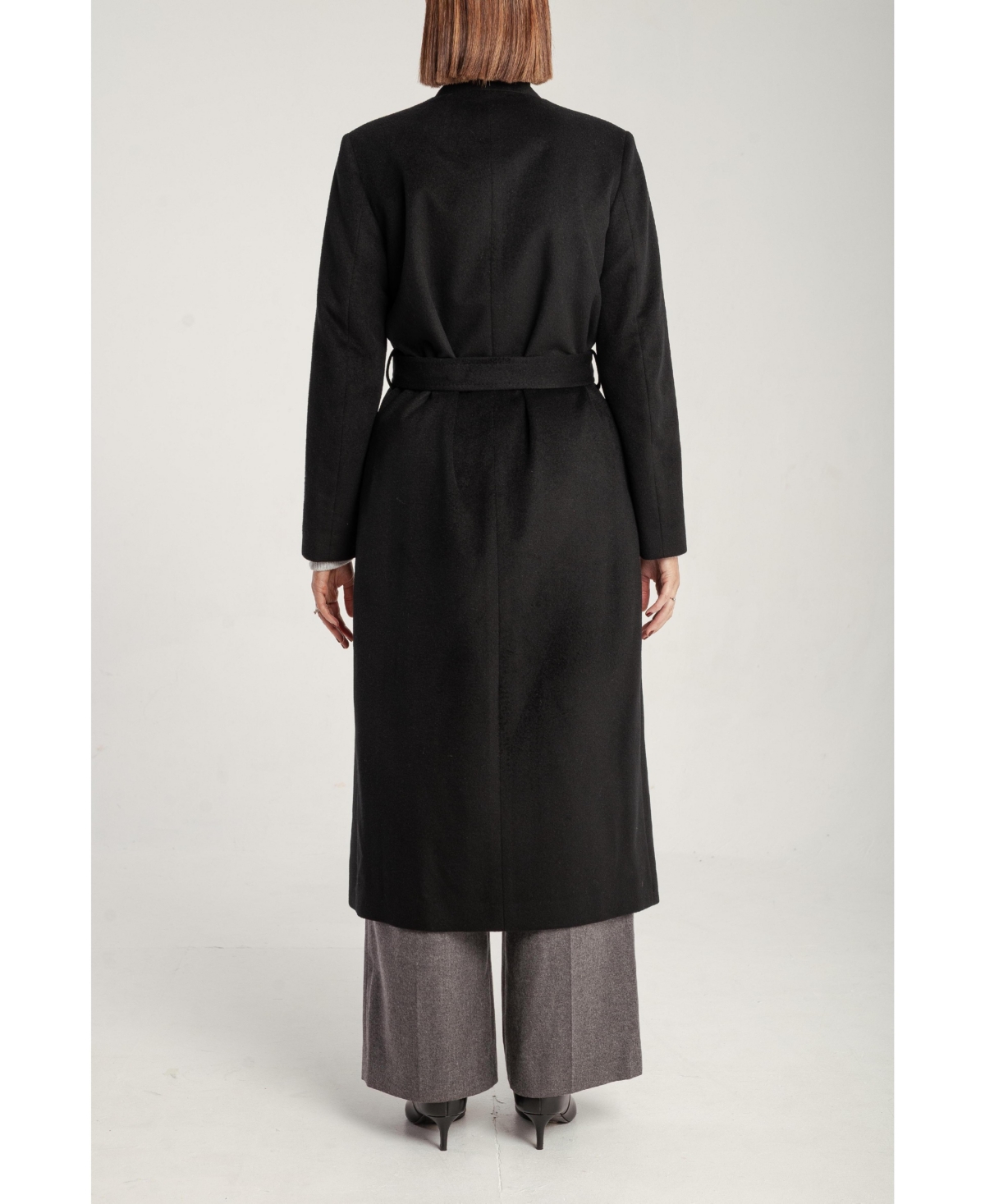 1982 Women's Cashmere Belted Long Coat