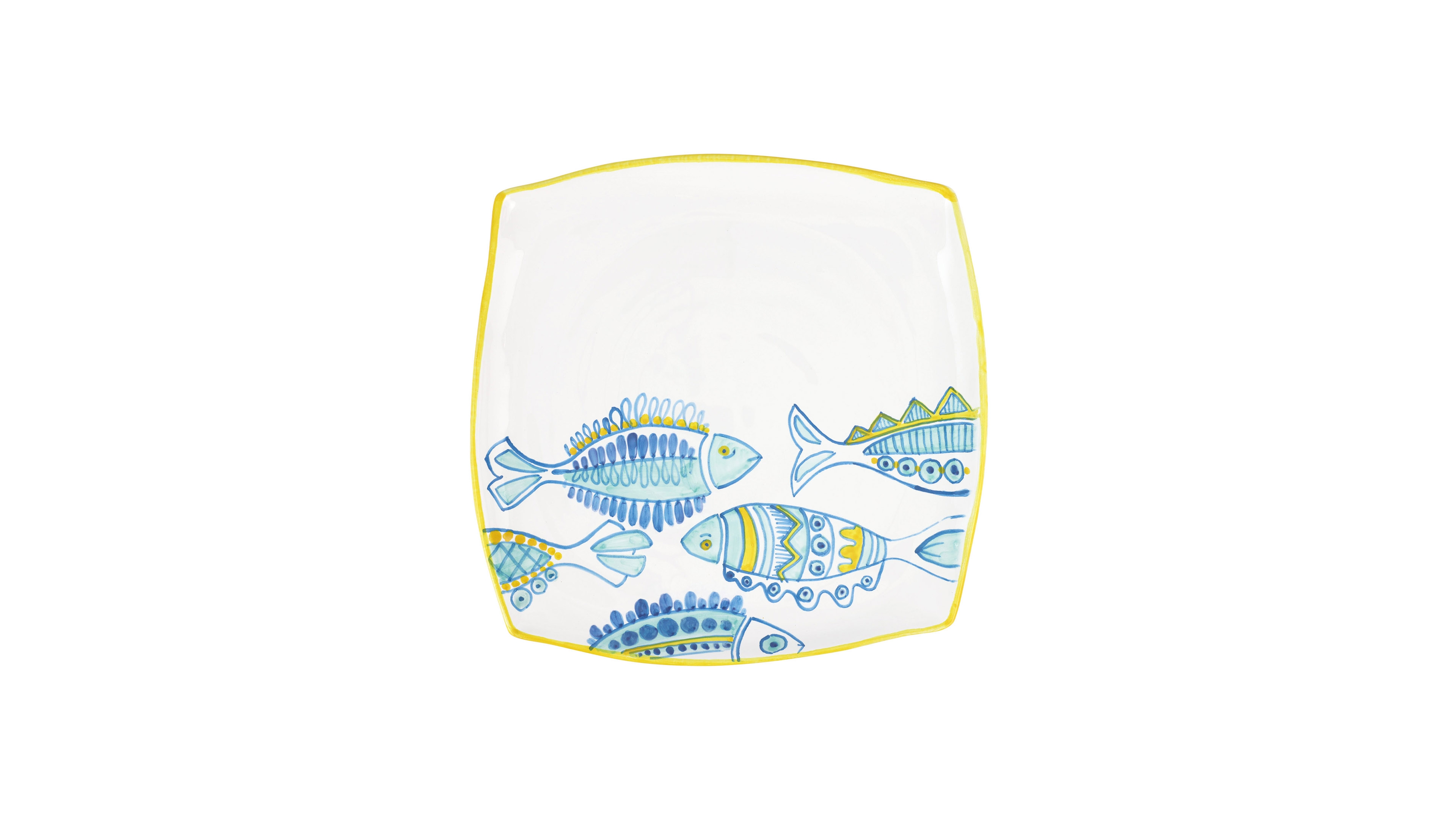 Vietri Elba's Fish Square Platter