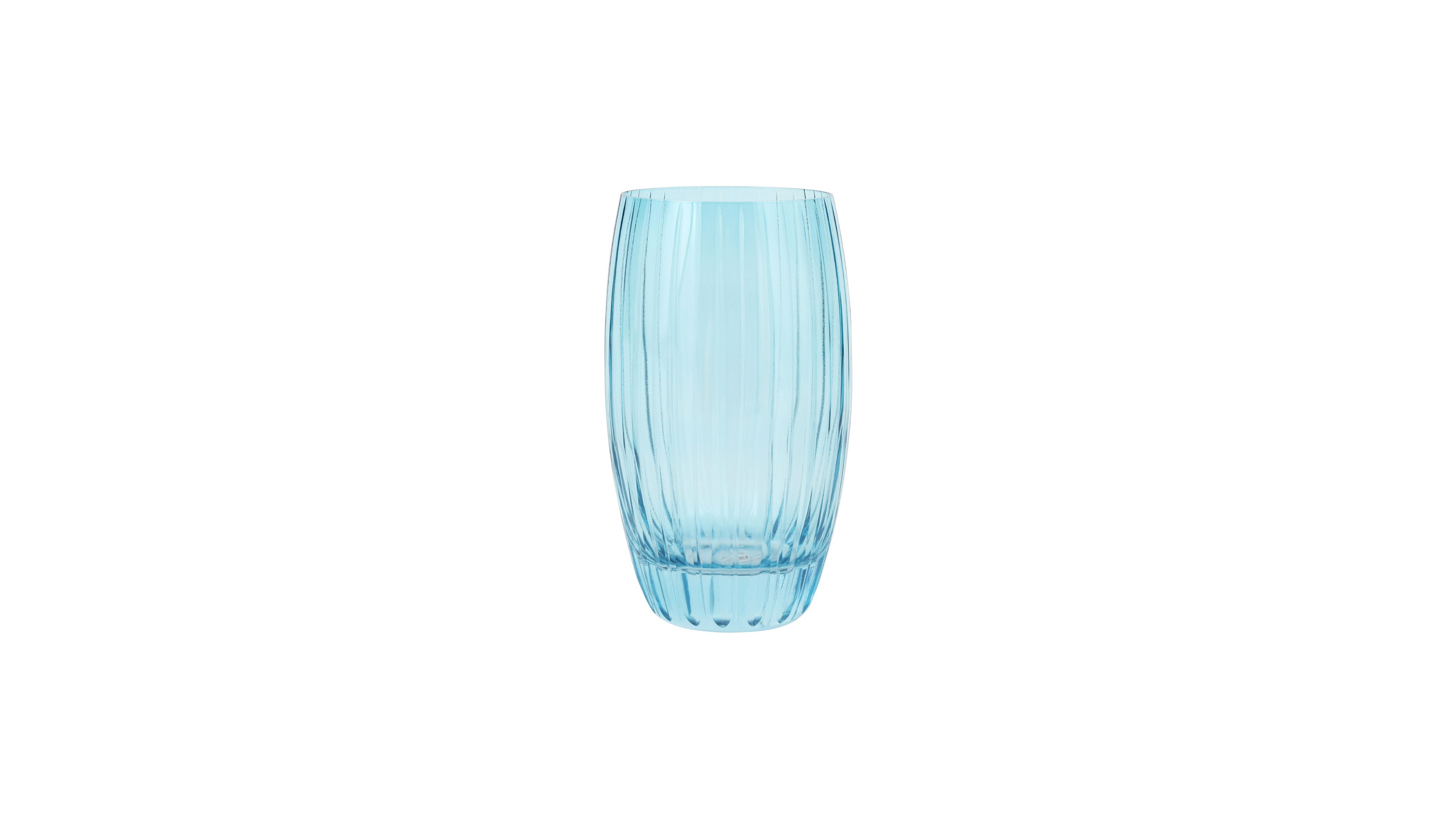 Vietri Natalia 14 oz. Teal Highball Glass
