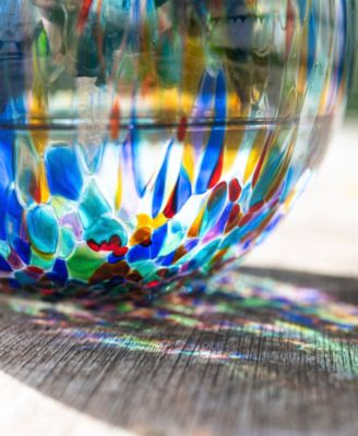 Hibiscus 96 oz. Glass Carnevale Medium Fluted Vase