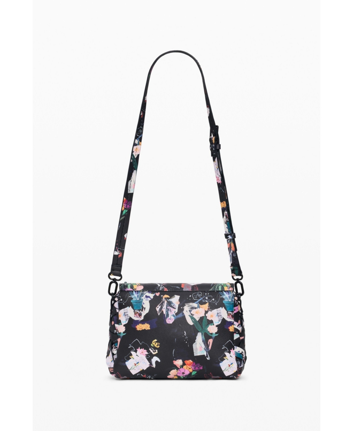 Desigual Women's Small braided floral bag
