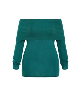 Plus Size Florence Off Shoulder Jumper