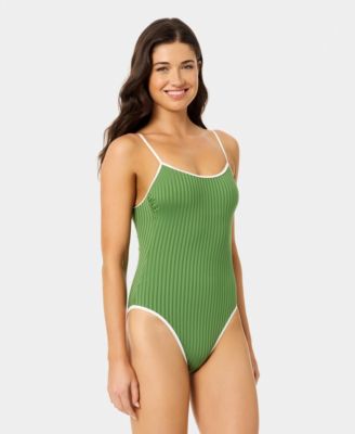 Women's Wide Rib High-Leg One-Piece Swimsuit
