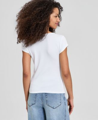 Women's Scoop-Neck Short-Sleeve T-Shirt