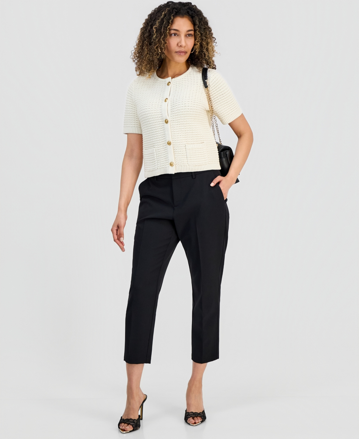 I.n.c. International Concepts Petite Mid-Rise Slim Trousers, Exclusively at Macy's