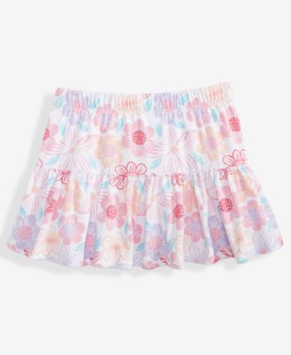 Girls' Toddler 12M-5T Tropical Floral-Print Scooter Skirt
