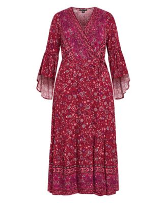 Women's Belle Wrap Maxi Dress