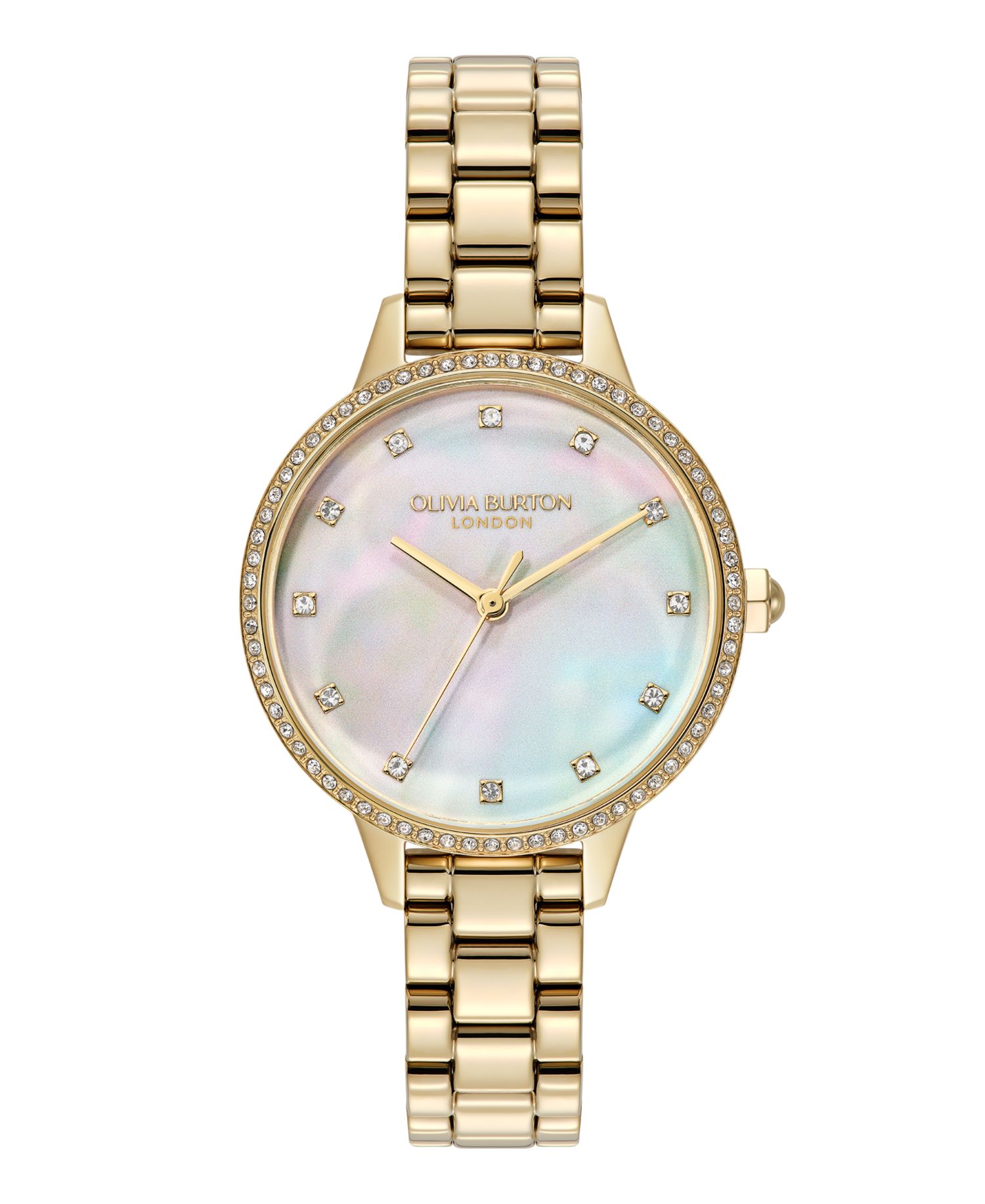 Women's Captivate Gold Tone Stainless Steel Bracelet Watch, 34mm