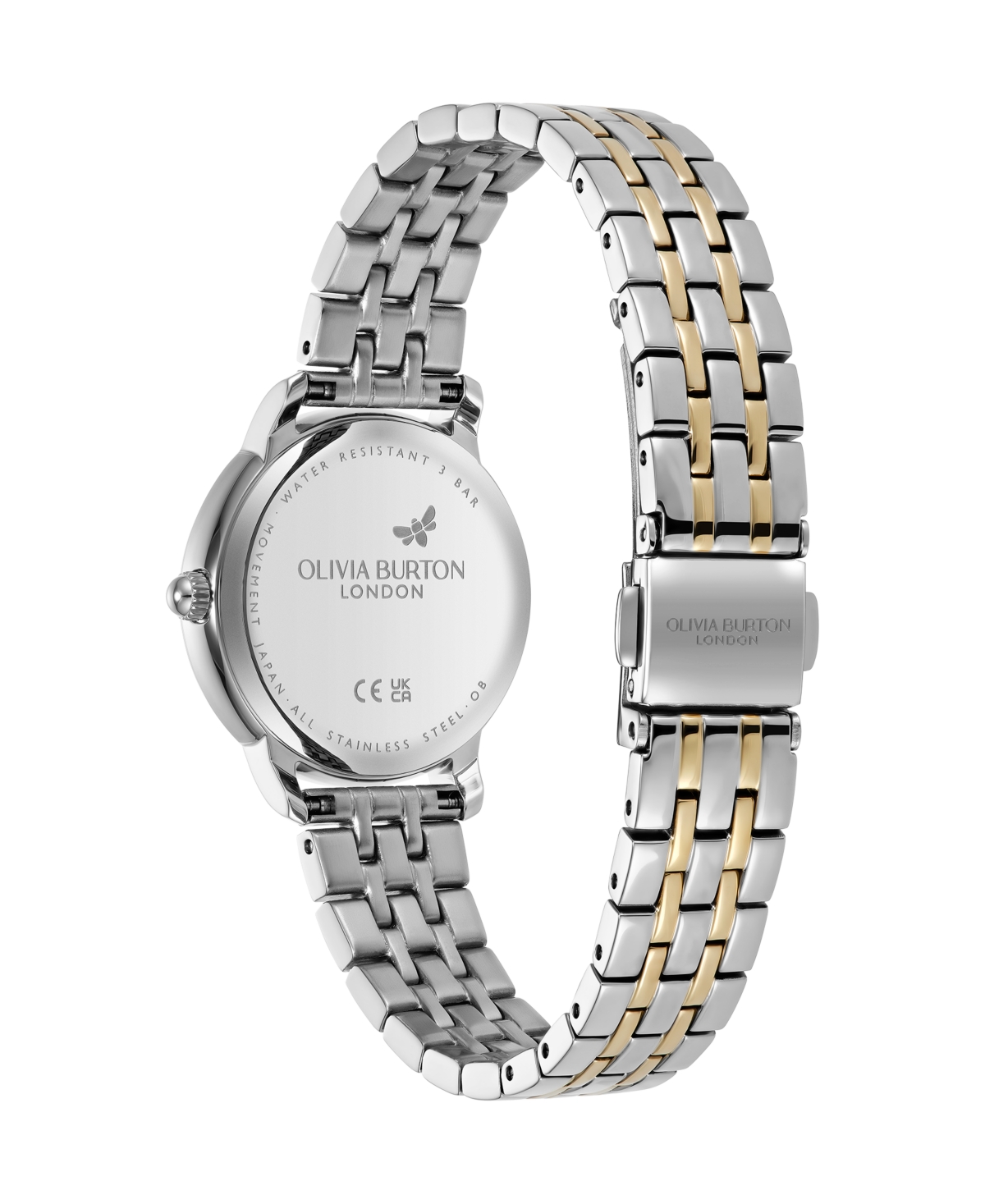Olivia Burton Women's Westbourne Two Tone Stainless Steel Bracelet Watch, 30mm