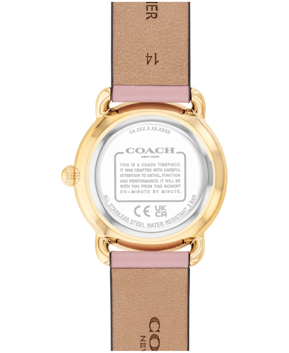 Coach Women's Elliot Blush Leather Strap Giftset Watch, 28mm