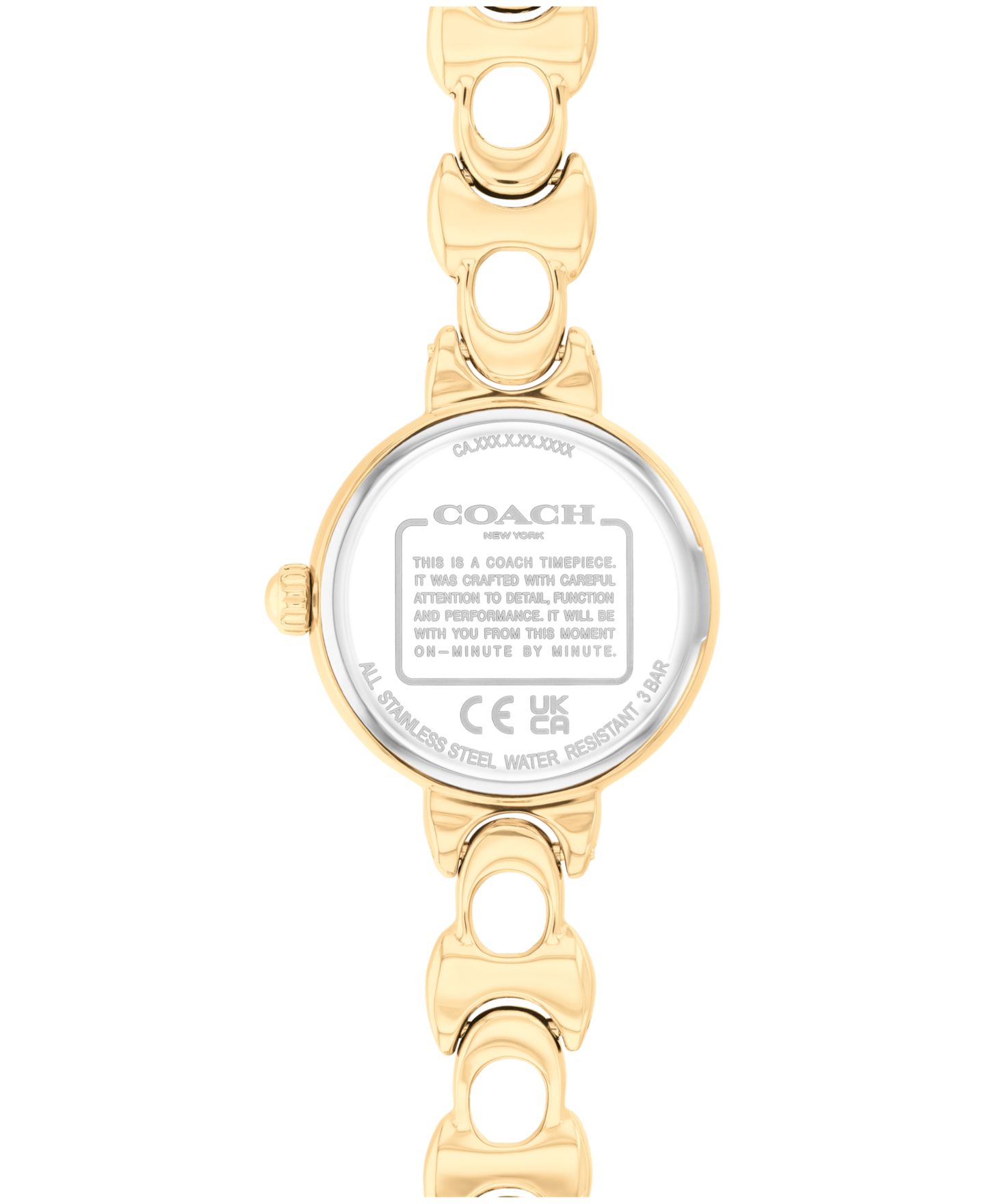 Женские часы Coach Iris Gold Tone Stainless Steel Bracelet Watch, 22.5mm — фото 2