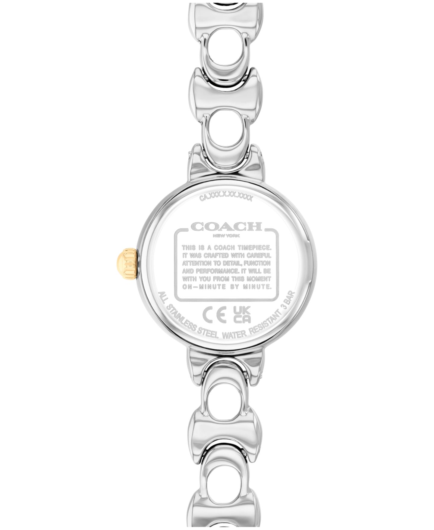 Женские часы COACH Iris Two Tone Stainless Steel Bracelet Watch, 22.5mm — фото 2