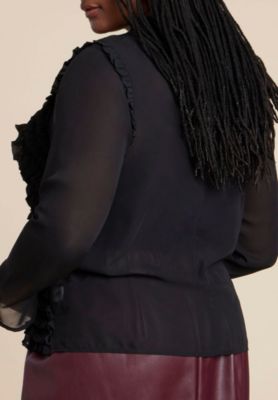 Women's Textured Smocked Top