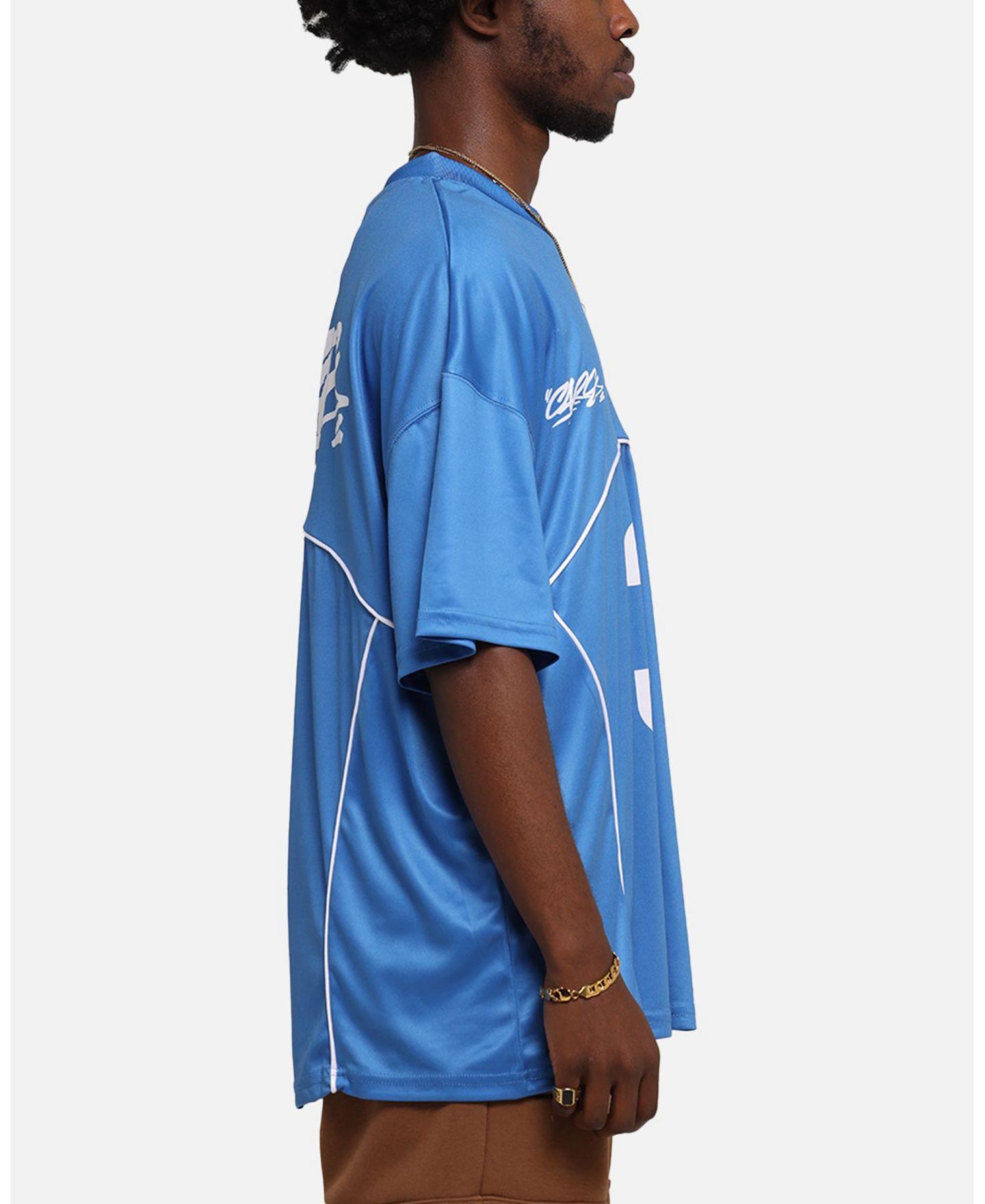 Мужская футболка CARRE Trainer T-Shirt Blue — фото 5