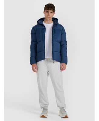 Men's down jacket with synthetic filling