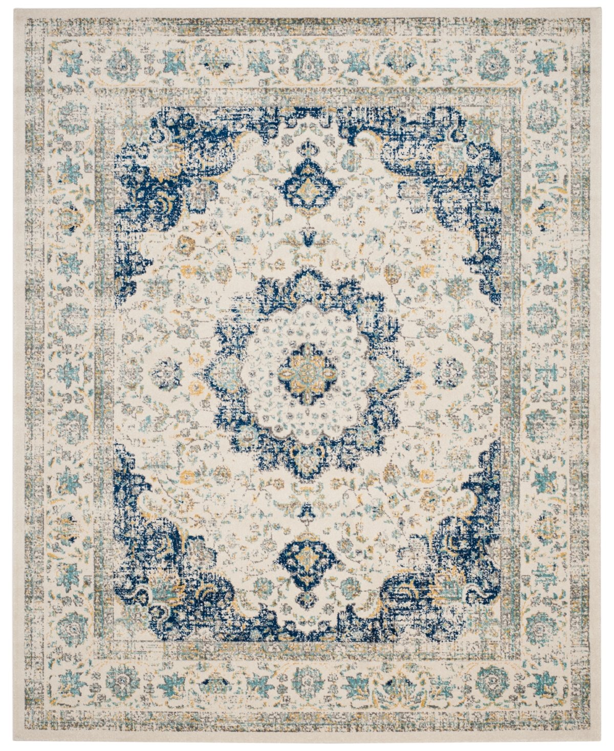 Safavieh Evoke EVK220 8' x 10' Area Rug - Ivory/Blue