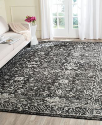  Evoke EVK270K Charcoal/Ivory Area Rugs
