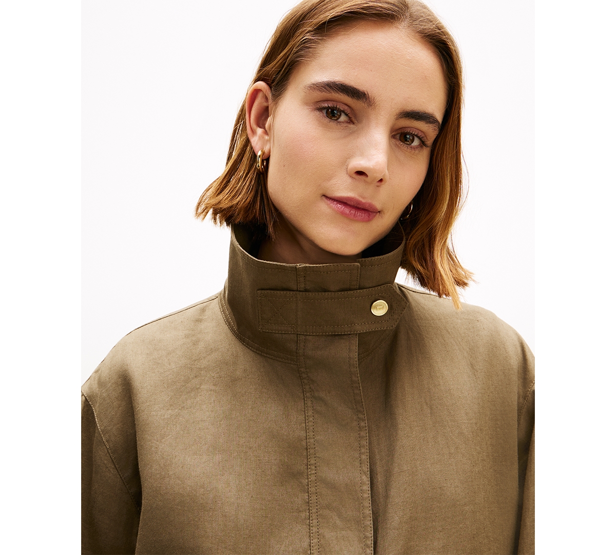 Tommy Hilfiger Women's Front-Zip Utility Jacket