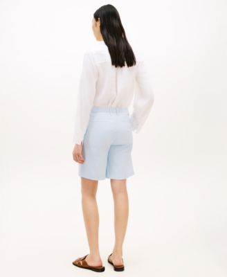 Women's Slim Straight Printed Shorts