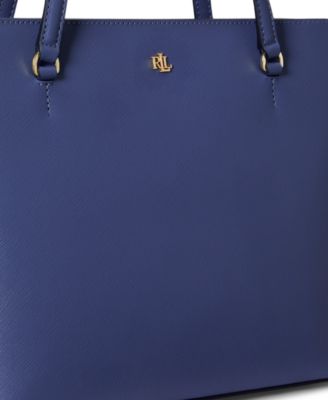 Crosshatch Leather Medium Karly Shopper Tote