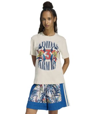 Women's Adidas x Farm Rio Graphic Crewneck T-Shirt